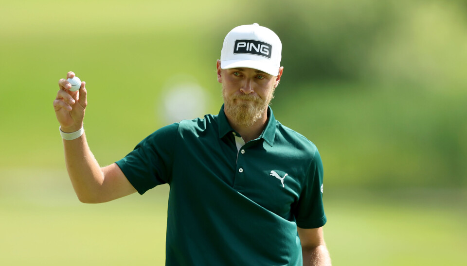 Kristoffer Reitan måtte takke publikum for applausen med jevne mellomrom på søndagens sisterunde av Austrian Alpine Open.