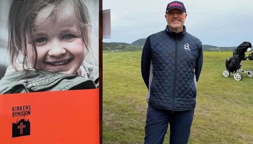 Byneset Golf ved daglig leder Reidar Stølan arrangerte Danske Bank Open i samarbeid med Kirkens Bymisjon som ga 108 000 kroner.