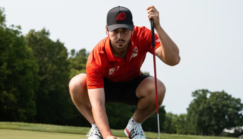 Josele Ballester sjokkerte publikum på Augusta i april da han urinerte i Rae's Creek. Josele Ballester