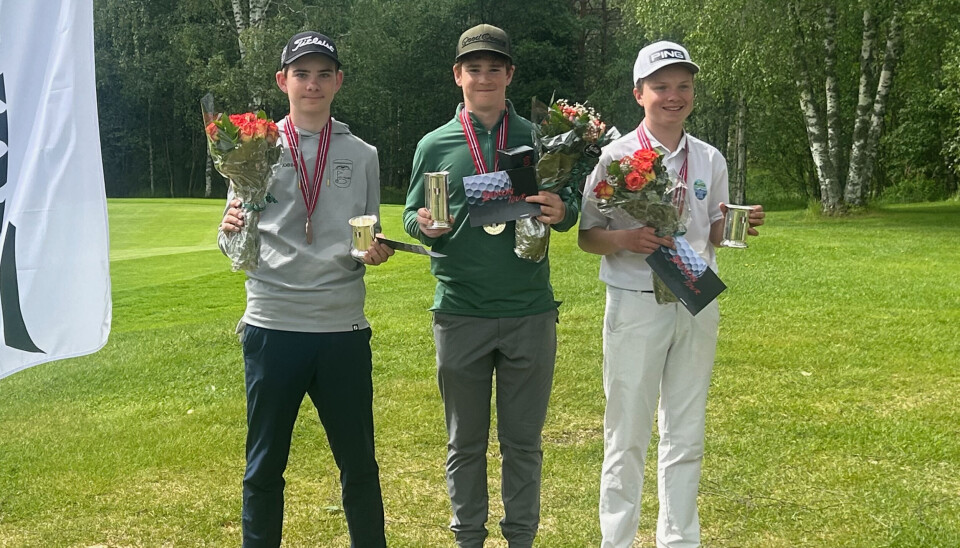 Joachim Ulmo (i midten) vant G15-klassen.