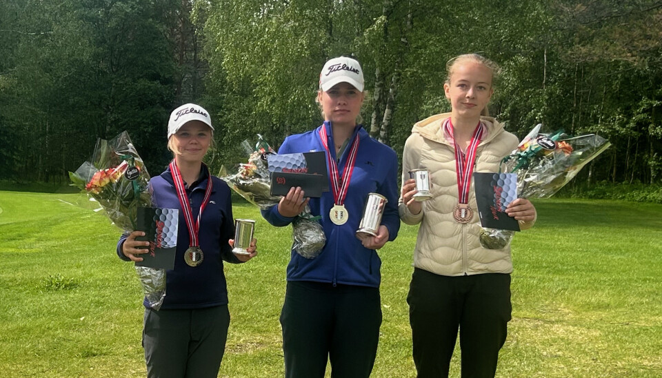 Anne Witte-Skjelbred (i midten) ble norgesmester i J15.