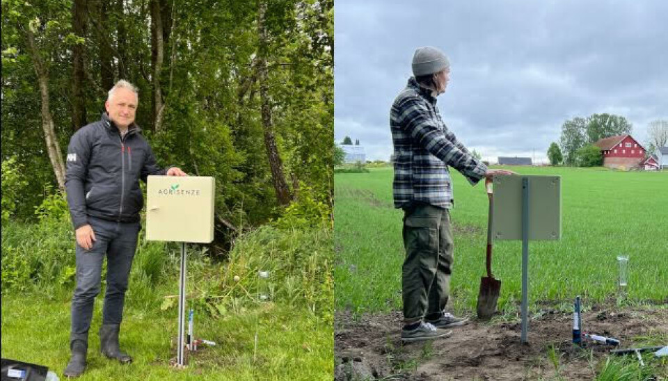 Treffer du på disse boksene når du spiller golf på Borre Golfbane er det boksene som er med og måler nitratmålinger ved golfbanen.