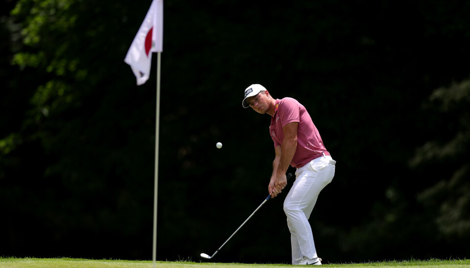 Alt stemte for Viktor Hovland på TPC River Highlands lørdag.