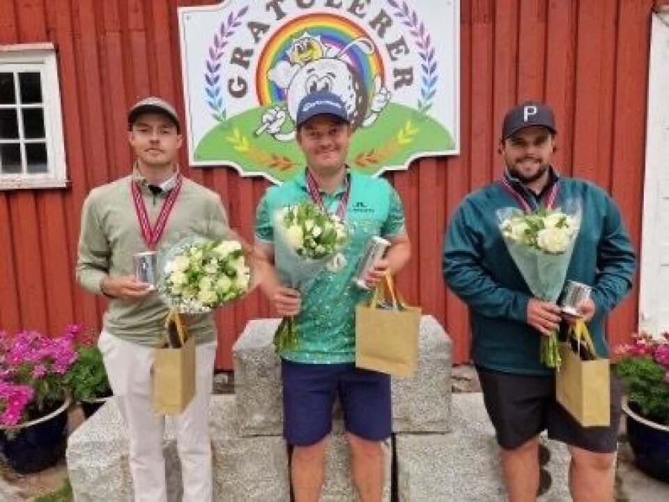 I klassen herrer 25-39 år viste Øygarden seg sterkest. Per Martin Olsen (t.v) tok andreplassen, mens Peder Wittusen ble nummer tre.
