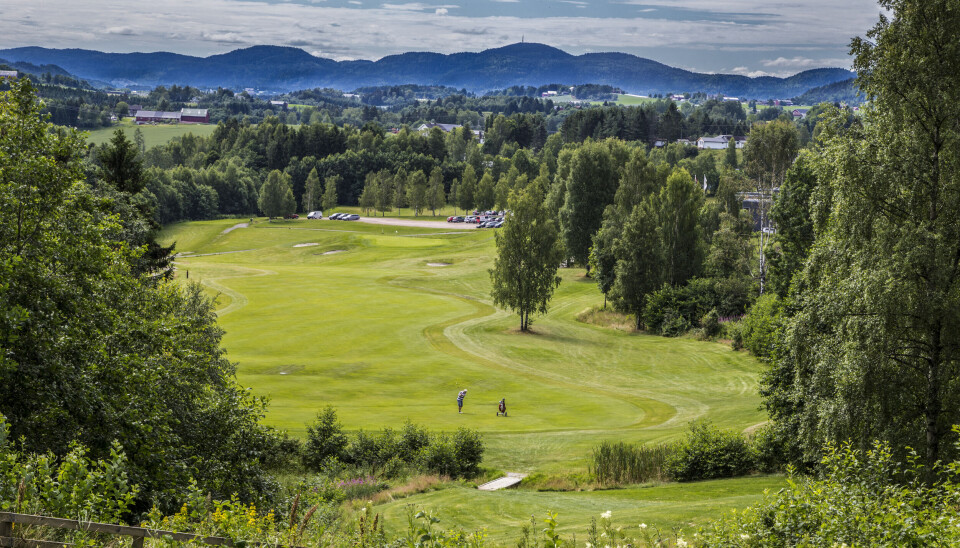 Drammen GKs avslutningshull (par 5) er som skapt for turneringer. Fra det hevede utslagsstedet kan du jakte birdie om du trenger det. Drammen GKs avslutningshull (par 5) er som skapt for turneringer. Fra det hevede utslagsstedet kan du jakte birdie om du trenger det.