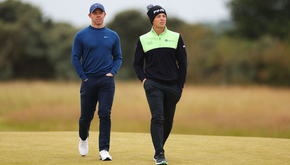 Viktor Hovland spiller sine to første runder av Genesis Scottish Open med Grand Slam-vinner Rory McIlroy og Xander Schauffele.