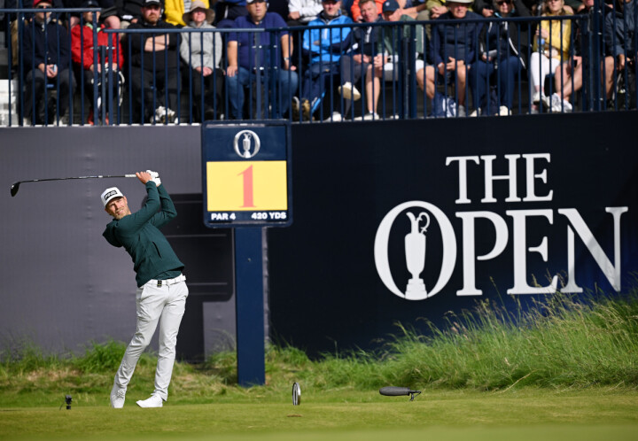 Etter dette utslaget klarte Kristoffer Reitan å legge nervene til side. Det var behagelig, sier han til Norsk Golf.