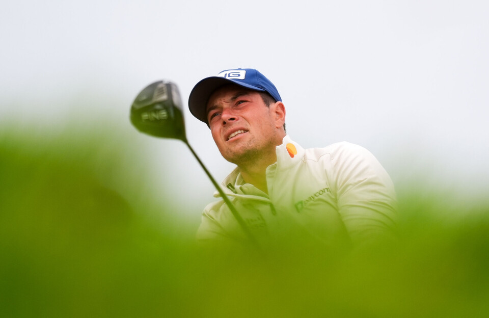 Viktor Hovland åpnet forrykende nok en gang, men kjølnet underveis på andrerunden på Royal Portrush. Teknisk selvtillit har noe av skylden, mener nordmannen selv.