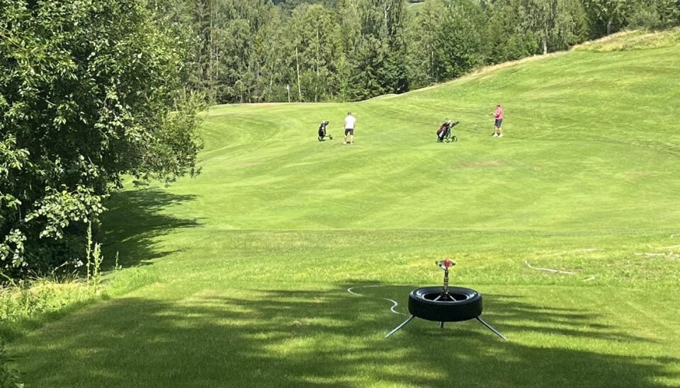 Nytt teested klart på Hafjell Golfklubb.
