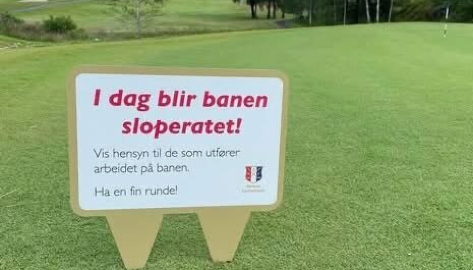Bjaavann Golfklubb har den siste tiden hatt besøk av Norges Golfforbund for å få slopet om golfbanen og nå er alt klart.