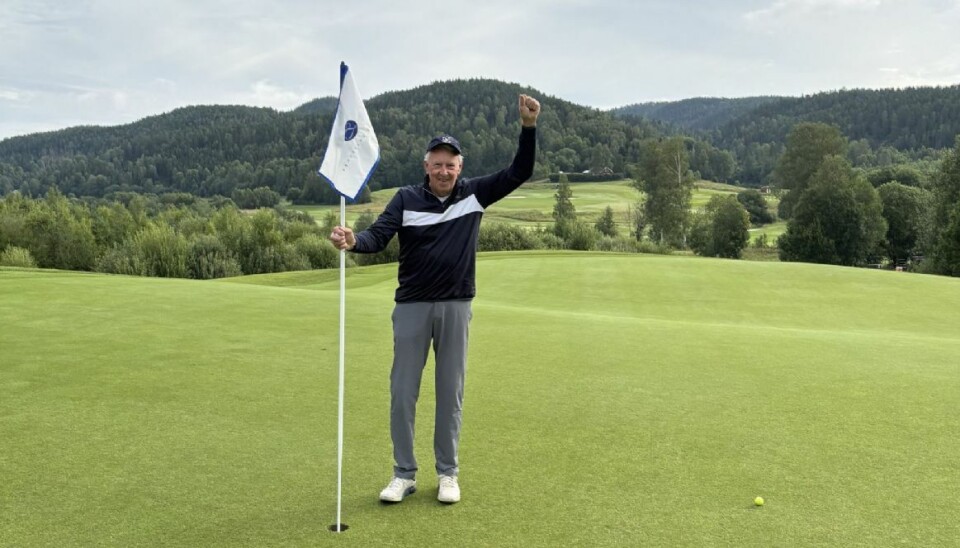 Johan Foss (81) er æresmedlem i Losby Golfklubb, og golf entusiast på sin hals fikk virkelig alt på en og samme dag.