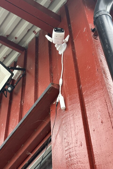 KI-kamera på klubbhuset
