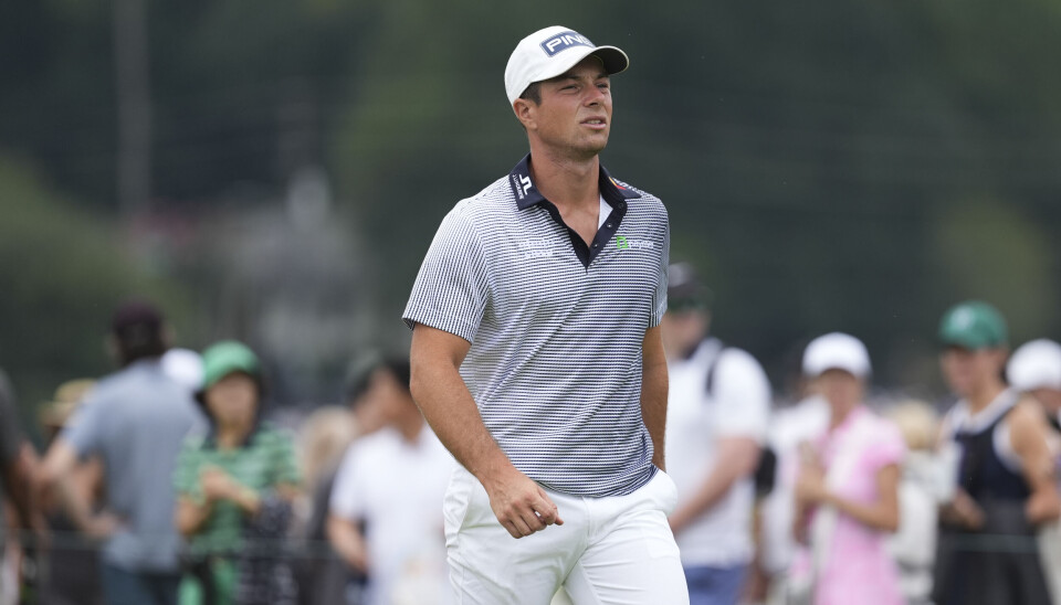 Viktor Hovland har hatt en tøff helg på banen.