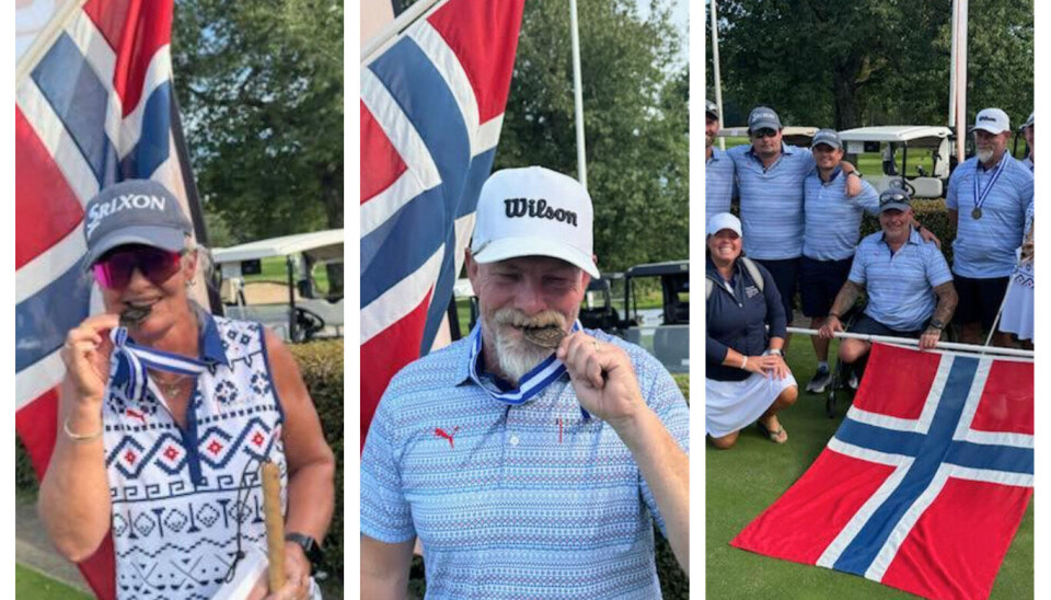 Mette Havnaas (t.v.) og Fredrik Fjæraa reiste hjem med historiske bronsemedaljer fra para-EM i Sverige.