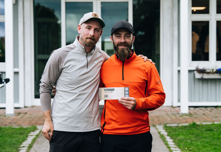 Duoen Ola Alexander Jansen og Kim Stangnes vant minitour-finalen på Losby. I juli skal de til Lofoten for å spille den ekte finalen