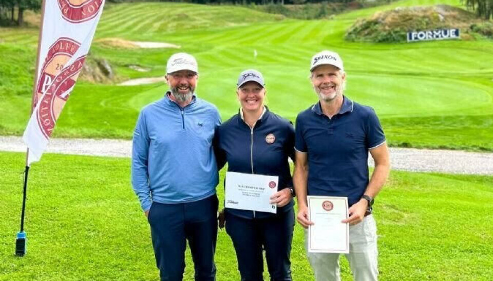Disse tre Matthew Corney, Tine Hovden Fehn og, Øyvind Rojahn kvalifiserte seg til EM for PGA-instruktører.
