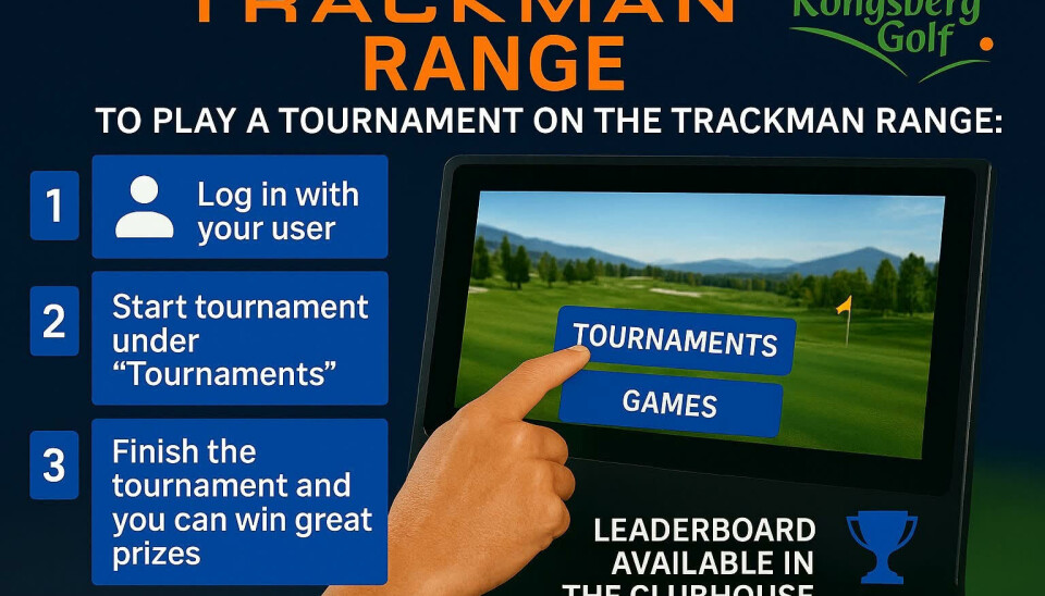 Kongsberg GK er blant topp 3 i hele verden i bruk av TrackMan Range.