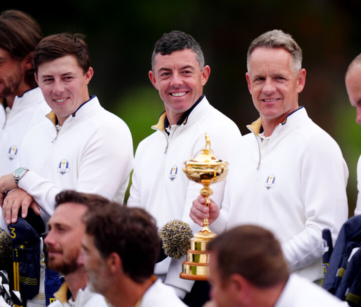 Rory McIlroy er naturligvis en av Donalds mest betrodde menn denne uken