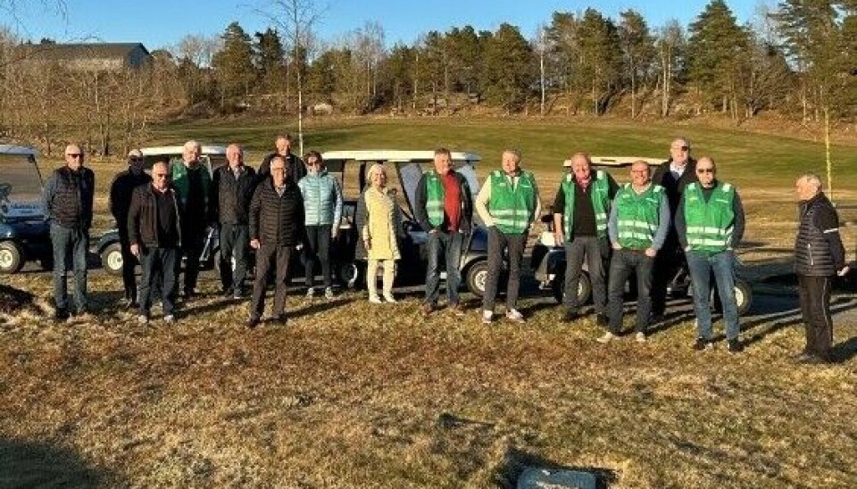 Har kjørt 741 marshal- timer for golfklubben