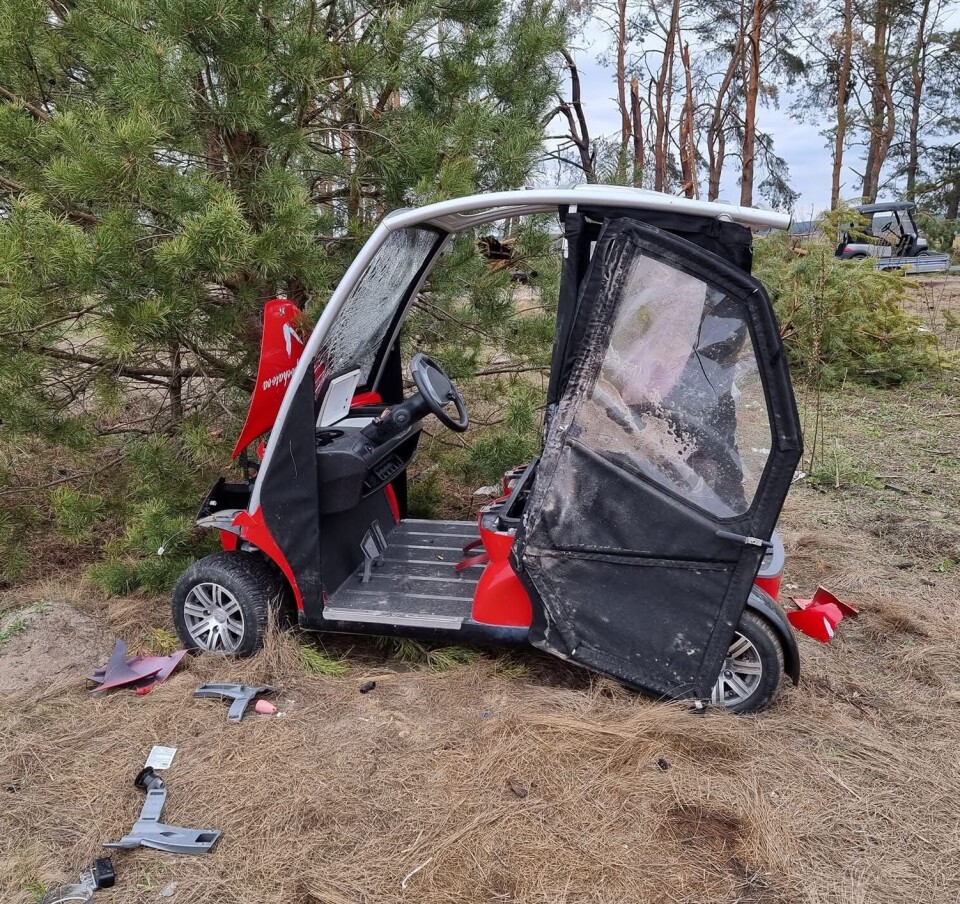 Kharkiv Golfklubb har stanset sin virksomhet etter hyppig beskytning og beliggenheten nær frontlinjen.