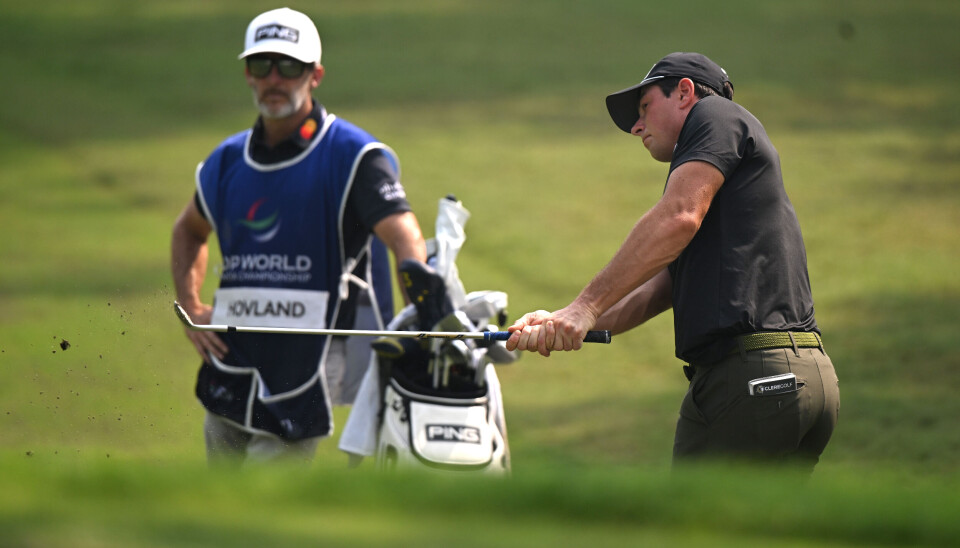 Team Knight / Hovland har mye positivt å ta med seg fra de tre første rundene av DP World India Championship. Søndag jakter