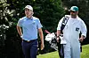 Kristoffer Reitan og caddie Tim Poyser forsøker så godt som mulig å bli kjent med Augustas mange utfordringer før alvoret starter torsdag.