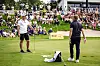 På programmet står som vanlig en clinic med proffene. Her er Viktor Hovland i aksjon sammen med reporter Joakim Mikkelsen i 2024.