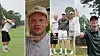 Julian Ryerson (f.v.), Ørjan Nyland og Kristian Thorstvedt brukte fridagen før Fotball-VM på beste vis – med en drømmerunde på Pinehurst.