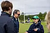 Daglig leder i Oslo GK, Bjørn Halvard Knappskog, NGF-president Øyvind Krag Ingul og Idrettspresident Zaineb Al-Samarai