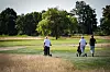 Hold tempoet oppe: Med høye medlemstall og stor aktivitet blir det stadig viktigere å holde spilletempoet oppe – som her under klubbmesterskapet til Larvik Golfklubb.