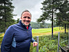 Daglig leder Daniel Larsson kan snart ønske velkommen til Kongsvingers GK også i simulatorversjon.